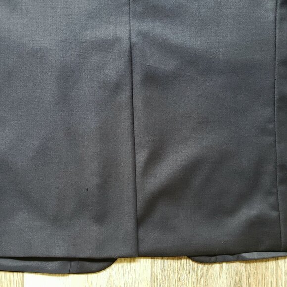 Mens Ralph Lauren Navy Blue Wool Suit Jacket size XL with 2 Gold Button Front - Picture 3 of 14